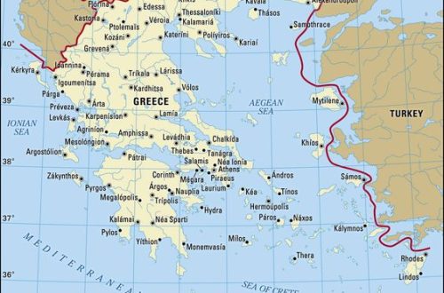 Yunanistan Haritası